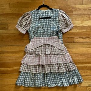 LOVESHACKFANCY Gingham Lucinda dress